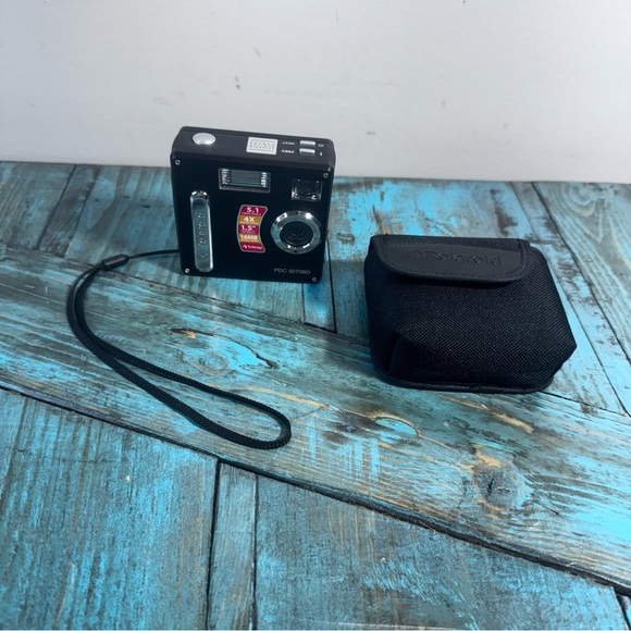 Vintage Polaroid PDC 5070BD Digital Camera 5.1 MP & Case - Picture 2 of 15